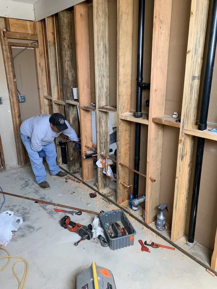 Commercial rough-in plumbing for Water Heater Replacement in East Moline